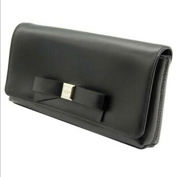 kate spade Handbags - Kate Spade Keira Montford Park Blk Leather Clutch